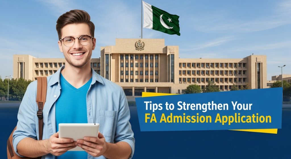Tips to Strengthen Your FA Admission Application