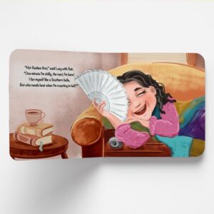 Professional children's book illustrator creating vintage-style illustrations for children's literature with pen and ink techniques