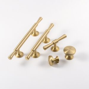 Knurled Brass Handles
